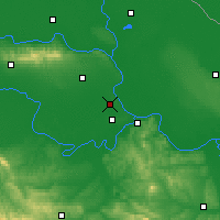 Nearby Forecast Locations - Batajnica - Map