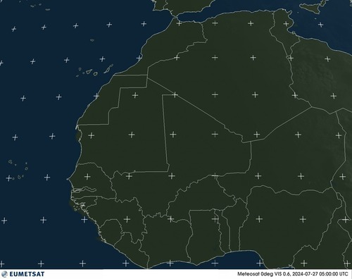 Satellite Image Visible Africa West Saturday 27 Jul 2024 07:00 CEST
